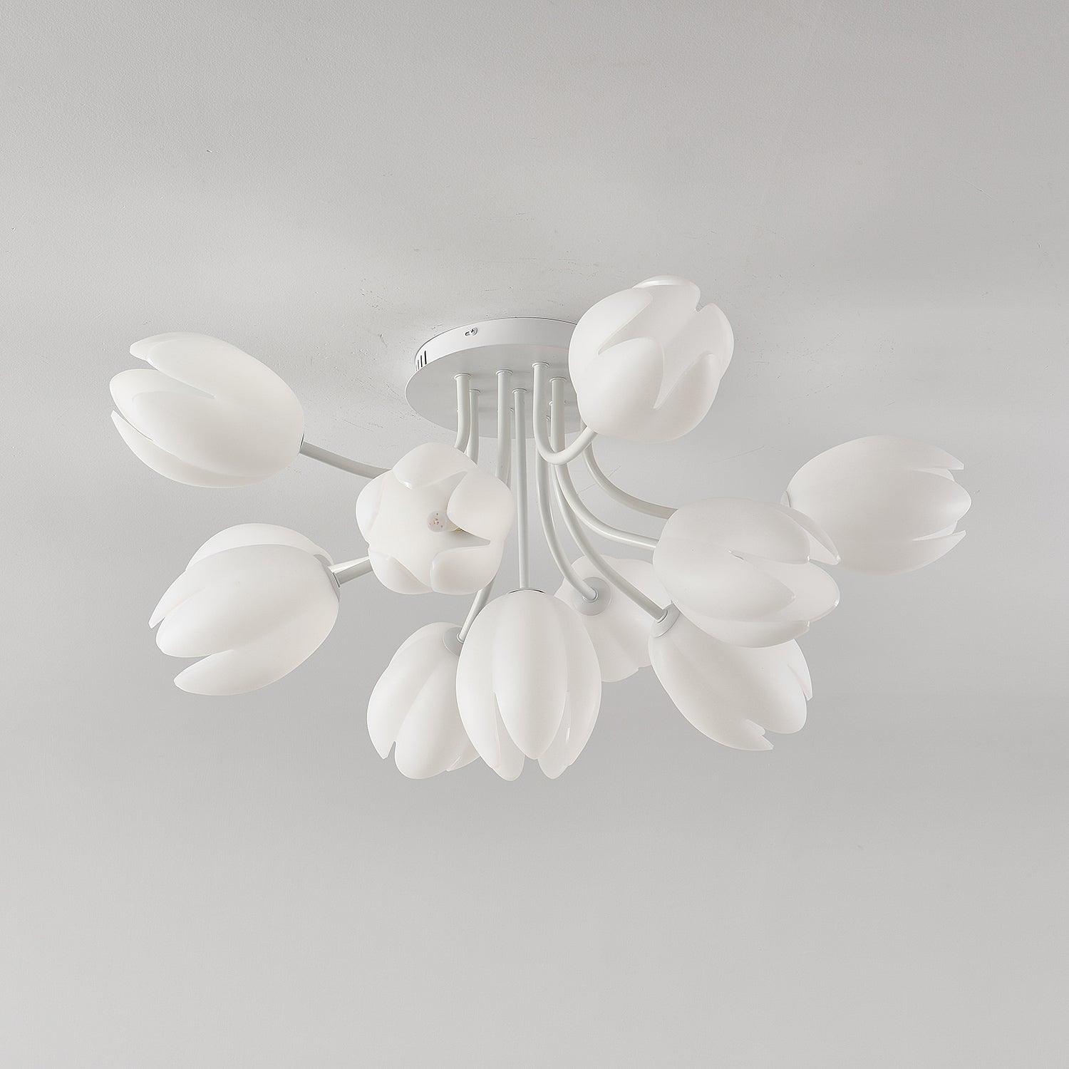 White Tulip Ceiling Light by FIFTH & BEAM — product view 49