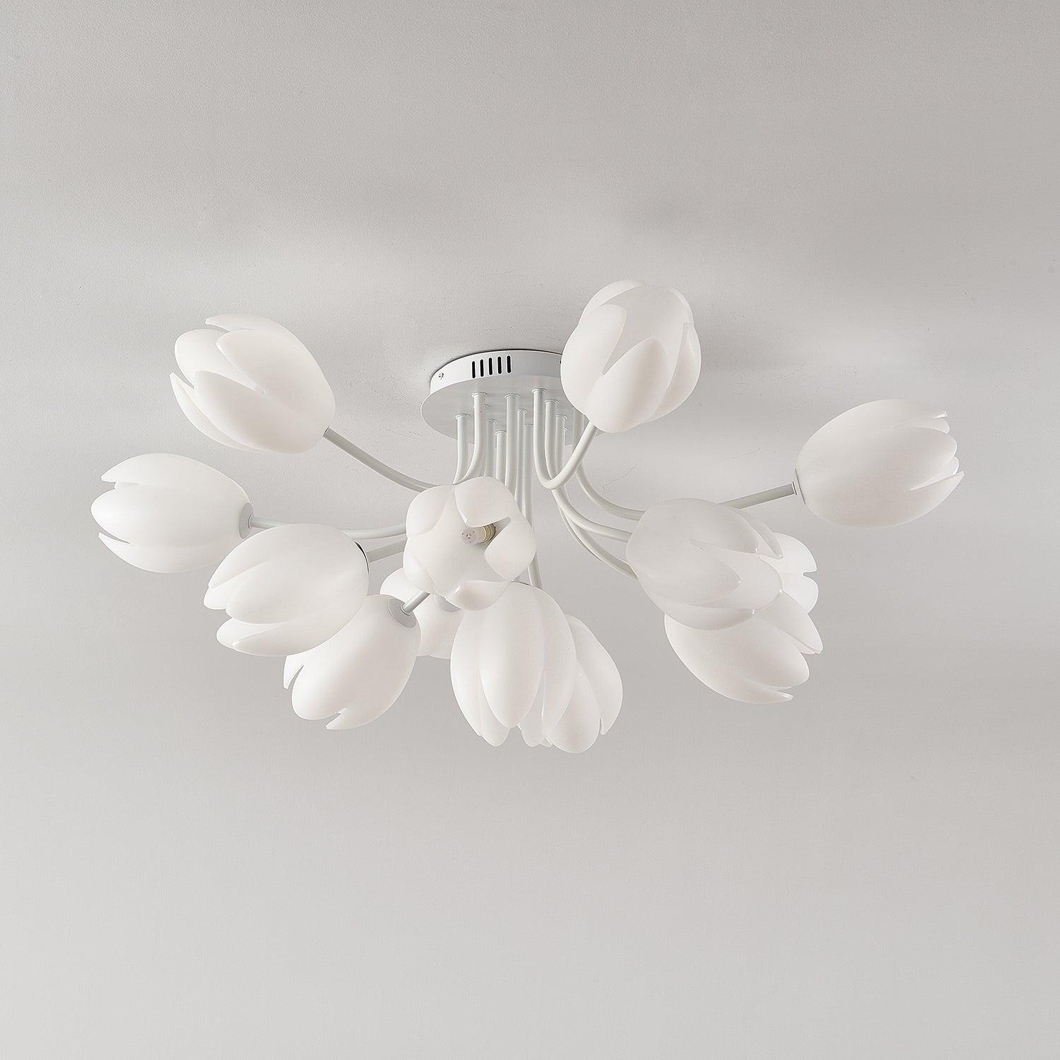 White Tulip Ceiling Light by FIFTH & BEAM — product view 51