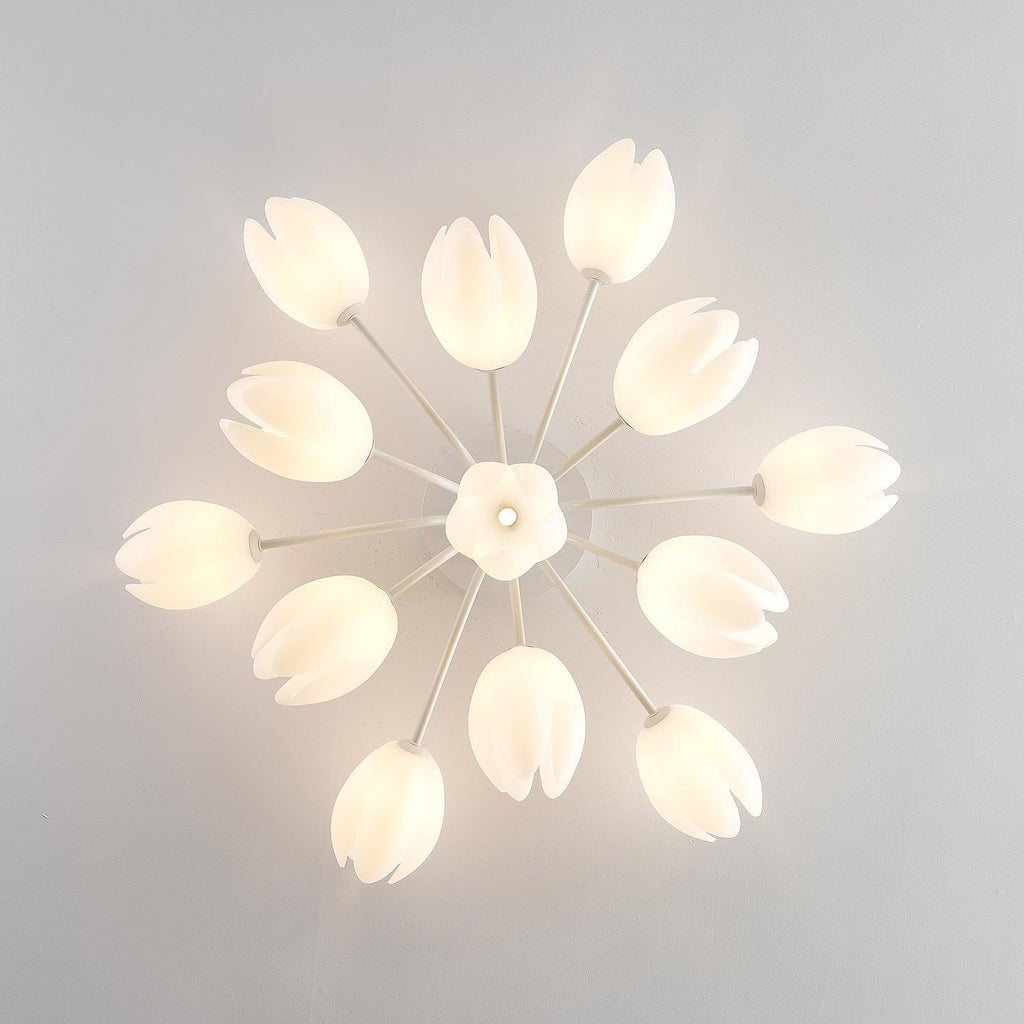 White Tulip Ceiling Light by FIFTH & BEAM — product view 54