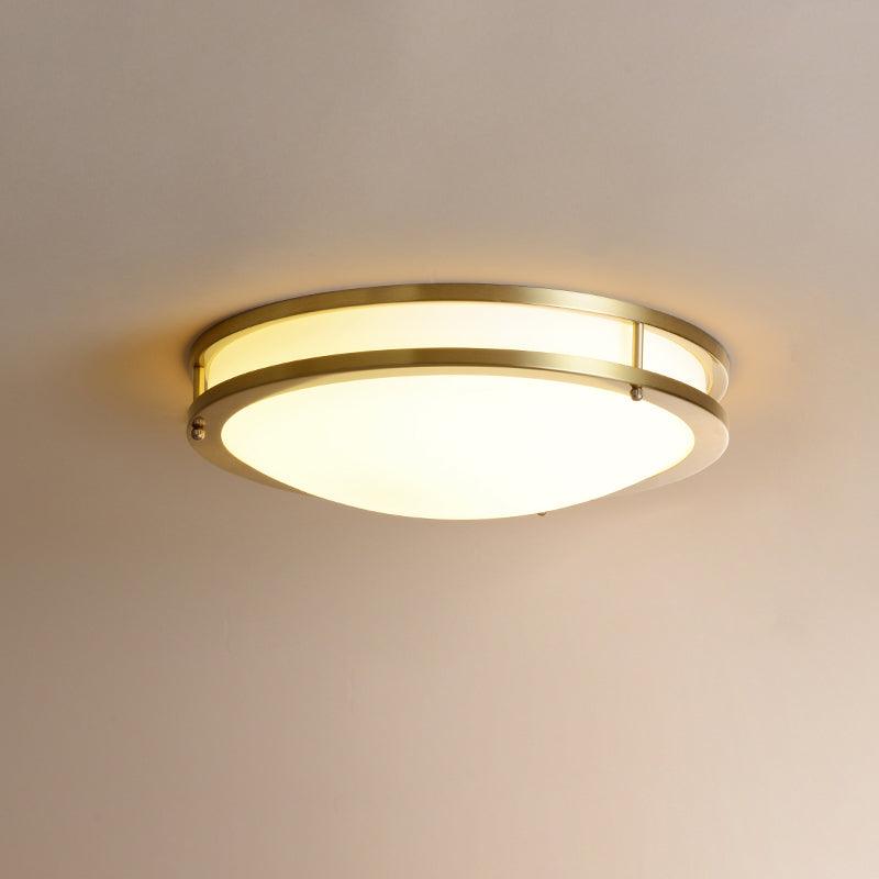 Whittier Natural Brass Flush Ceiling Light by FIFTH & BEAM — product view 24