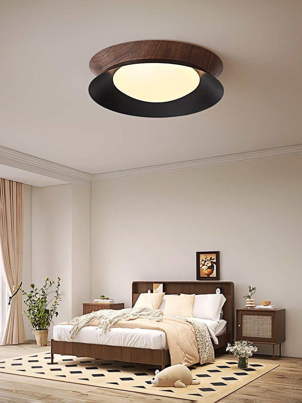 Double Half Round Ceiling Light by FIFTH & BEAM — product view 9