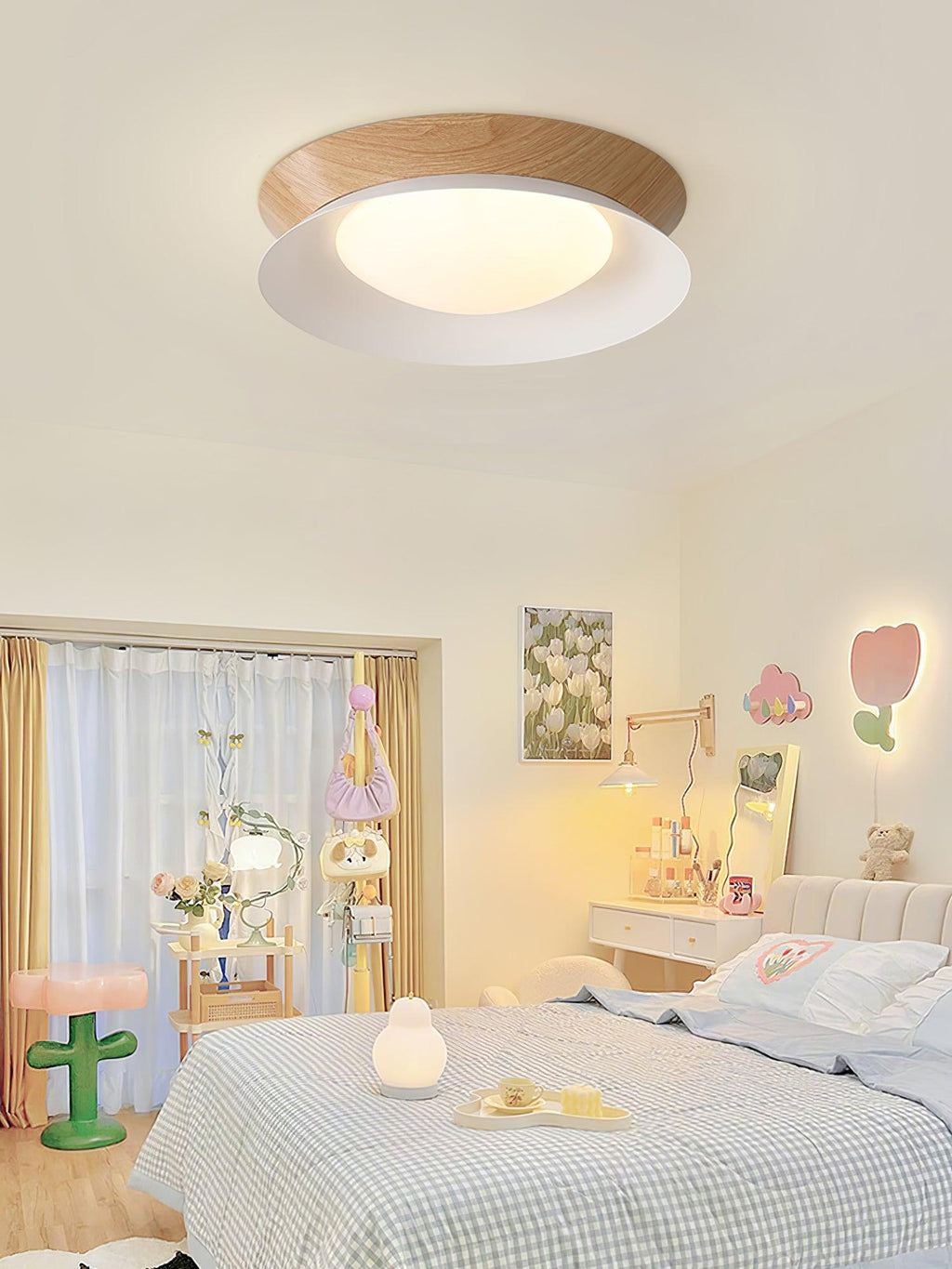Double Half Round Ceiling Light by FIFTH & BEAM — product view 14