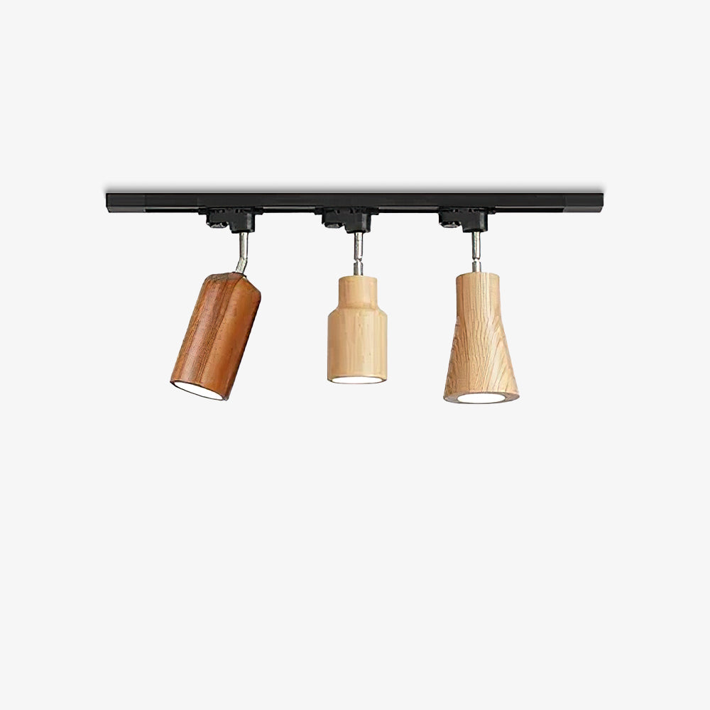 Wood Track Ceiling Lamp by FIFTH & BEAM — product view 6