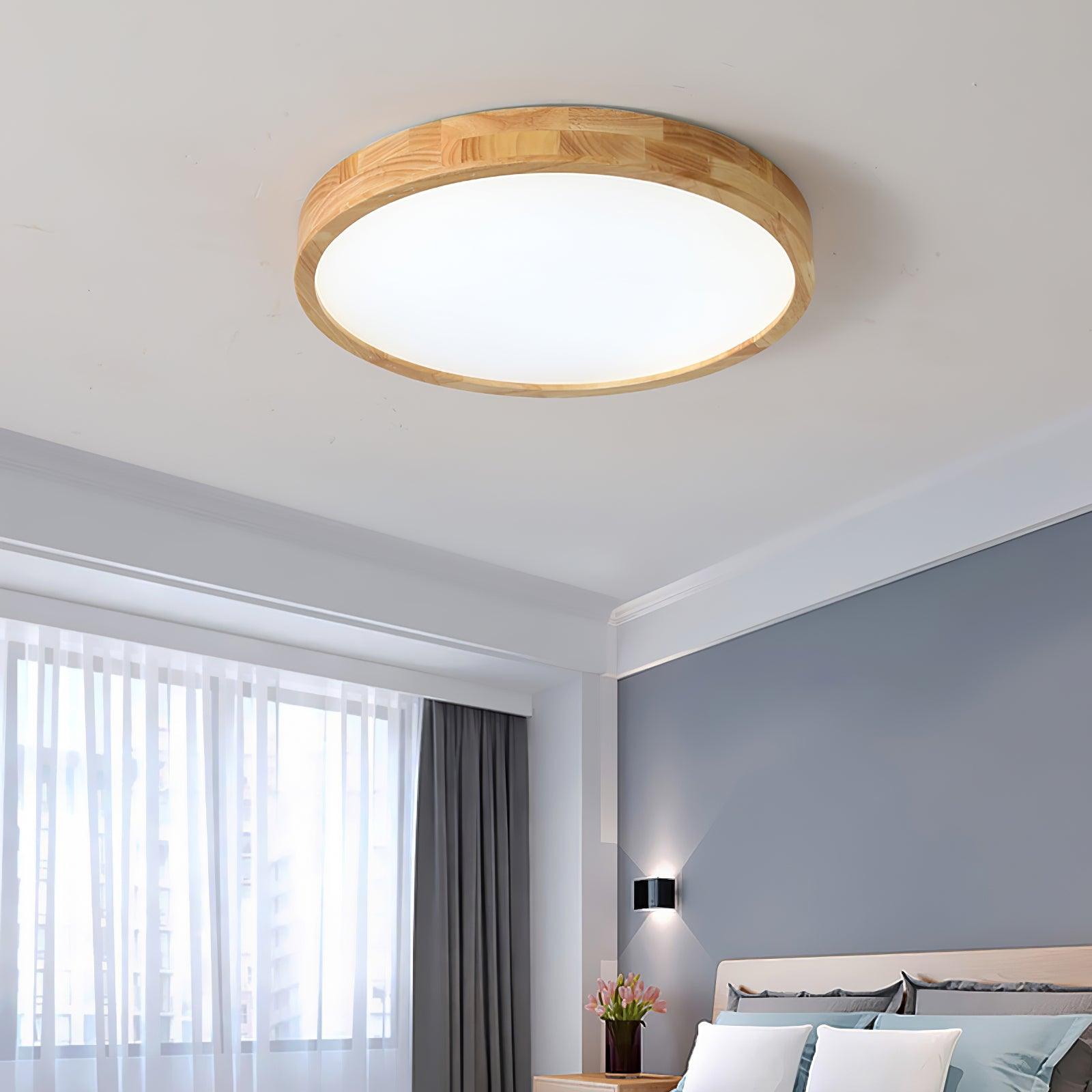 Wooden Geometric Ceiling Light by FIFTH & BEAM — product view 11