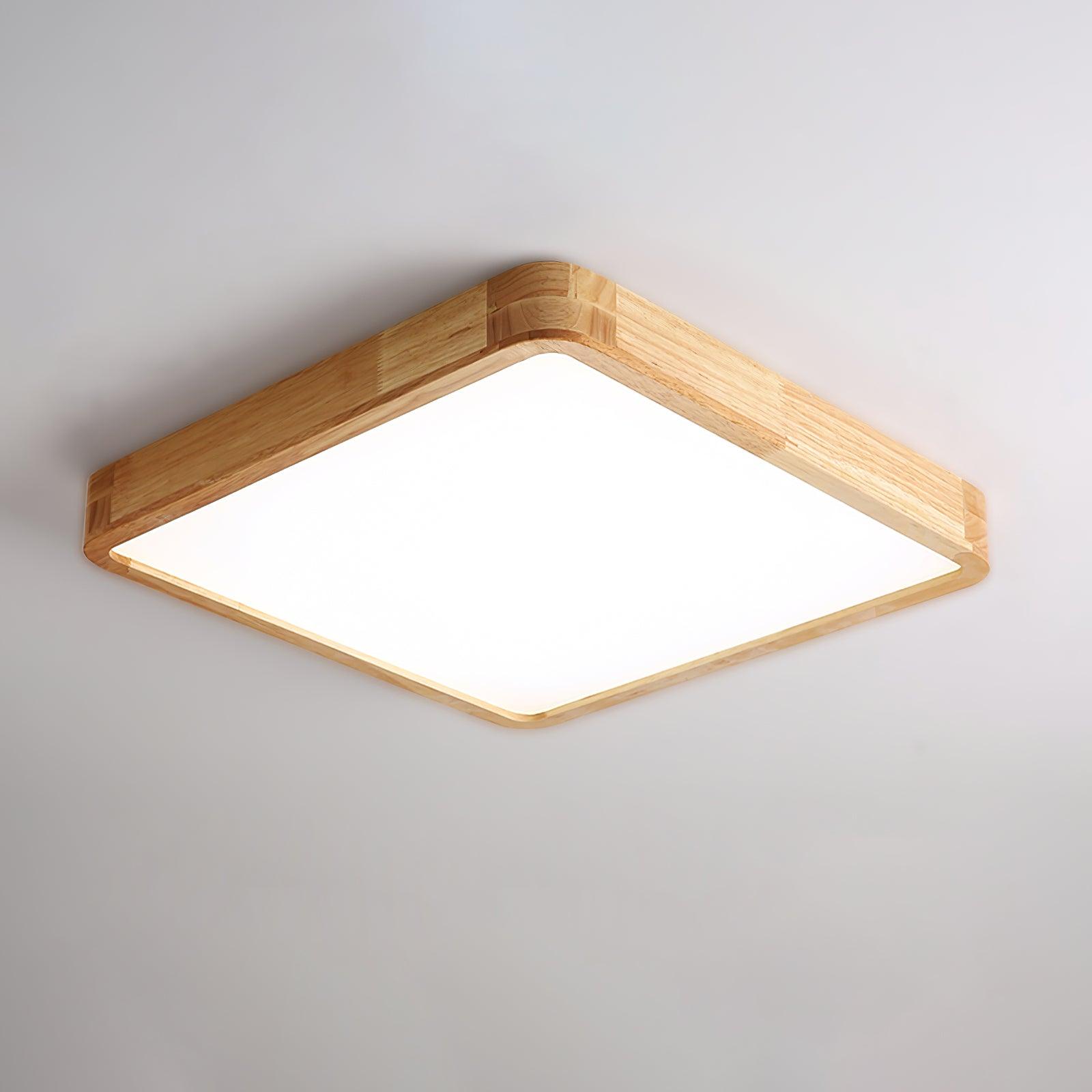 Wooden Geometric Ceiling Light by FIFTH & BEAM — product view 38