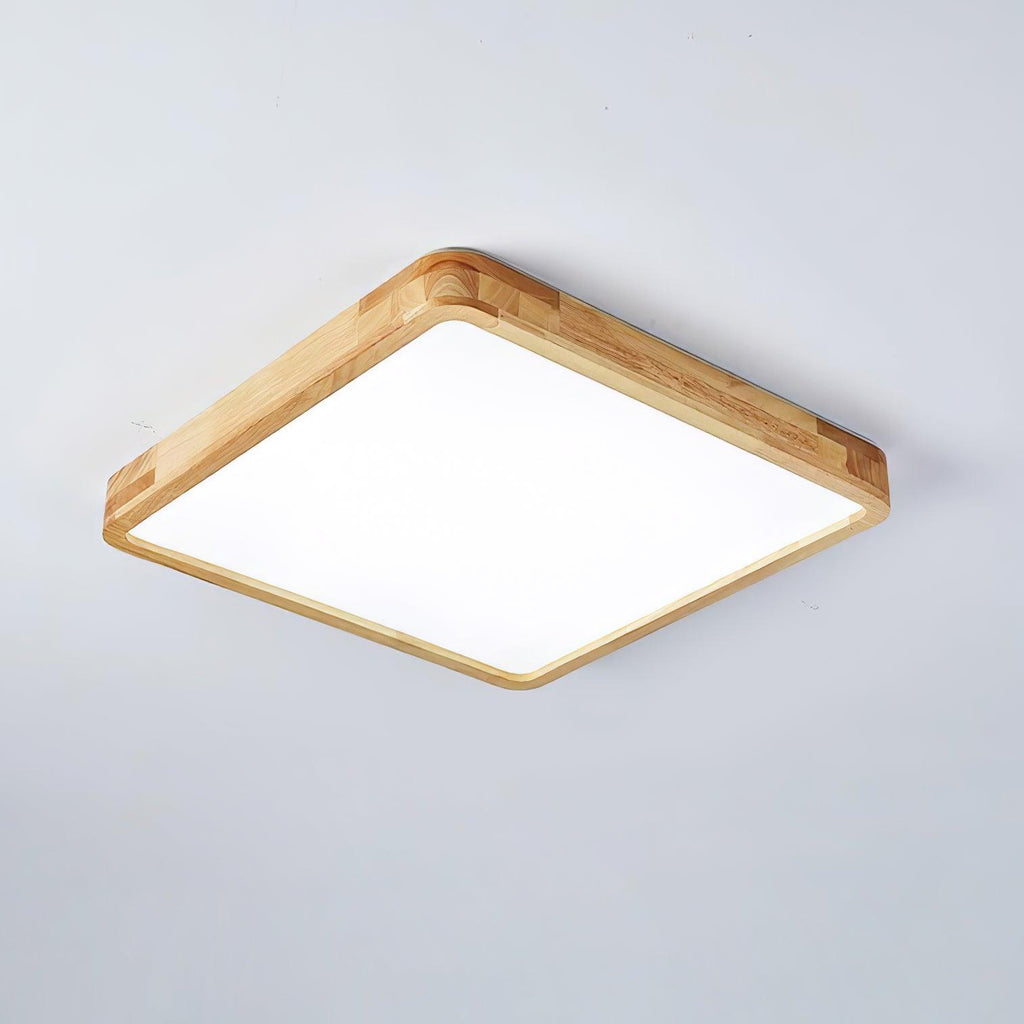 Wooden Geometric Ceiling Light by FIFTH & BEAM — product view 19