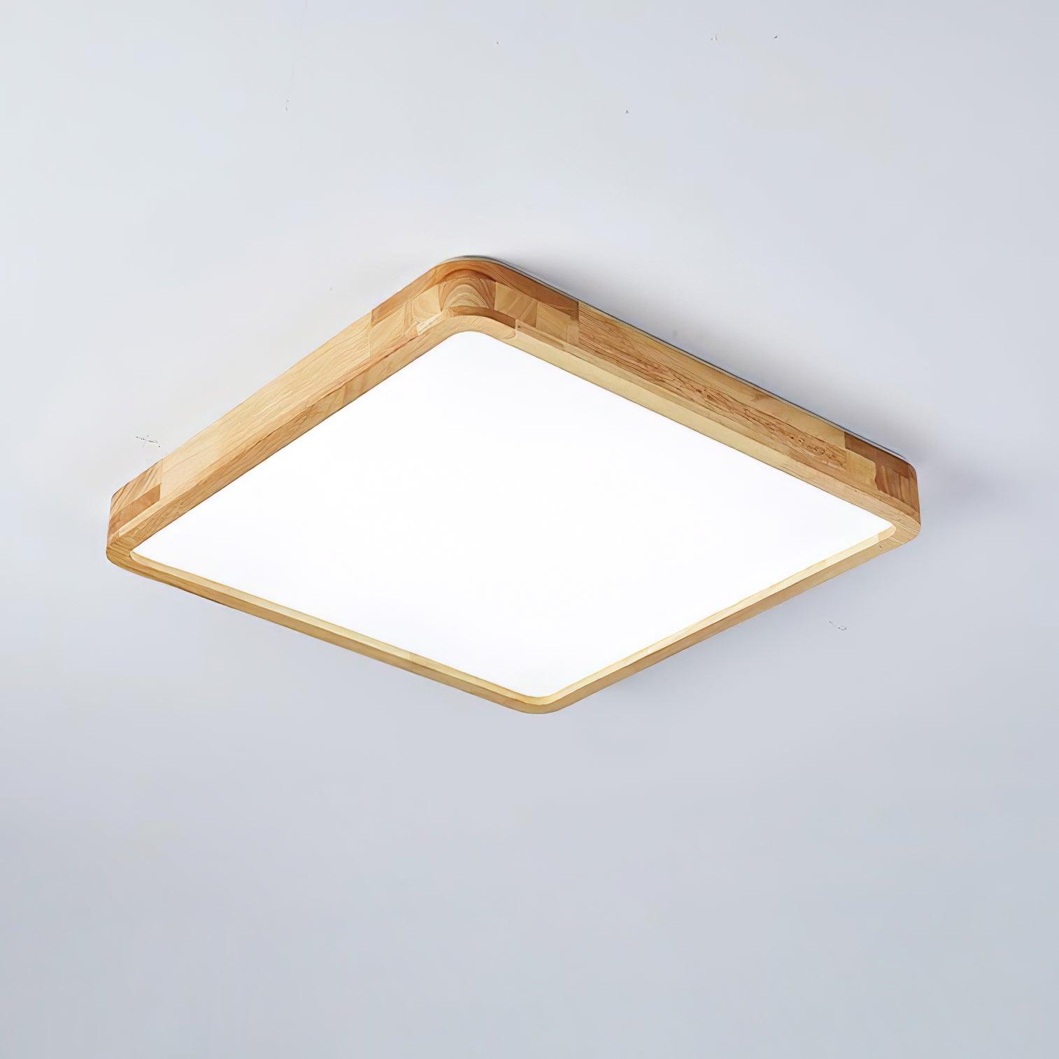 Wooden Geometric Ceiling Light by FIFTH & BEAM — product view 19