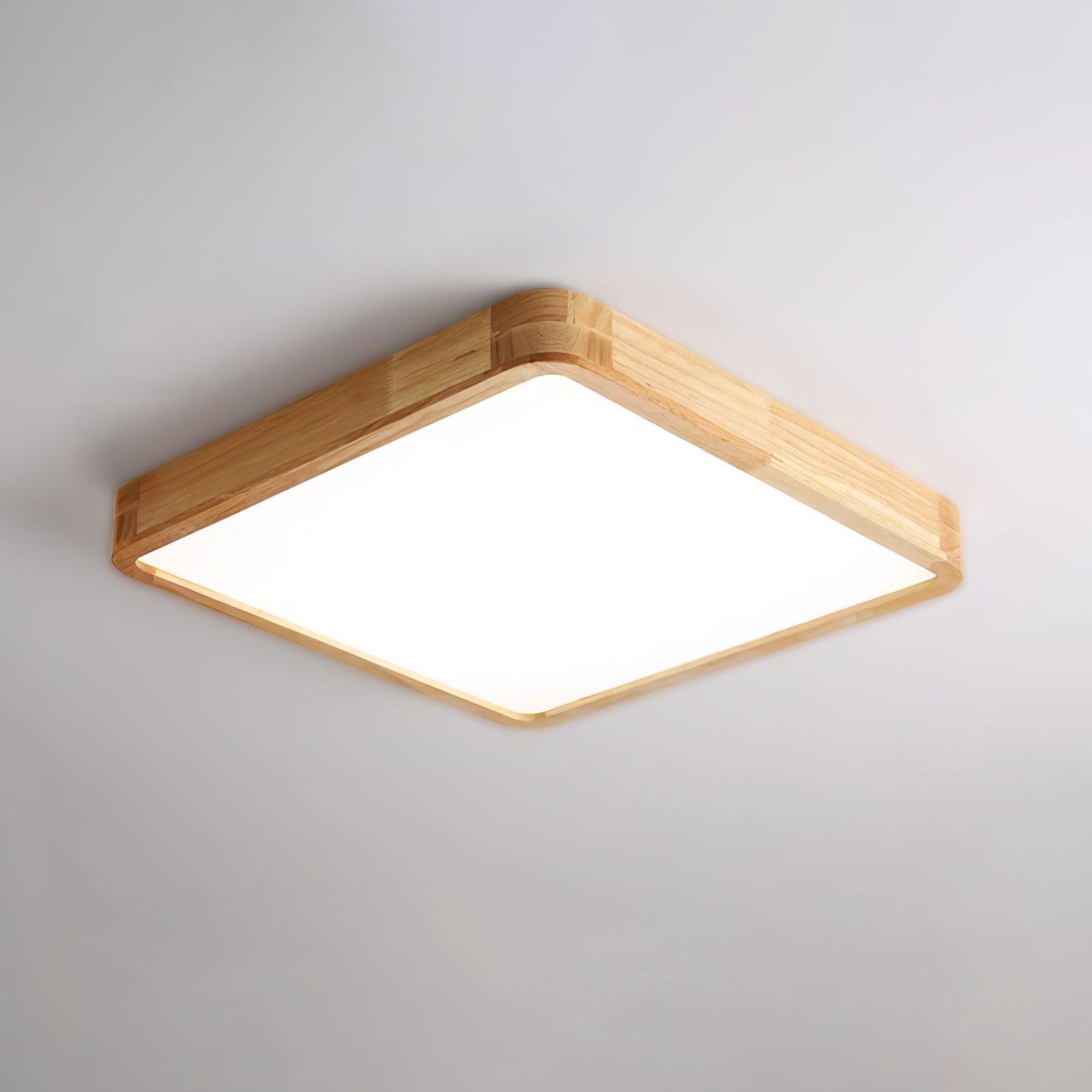 Wooden Geometric Ceiling Light by FIFTH & BEAM — product view 36