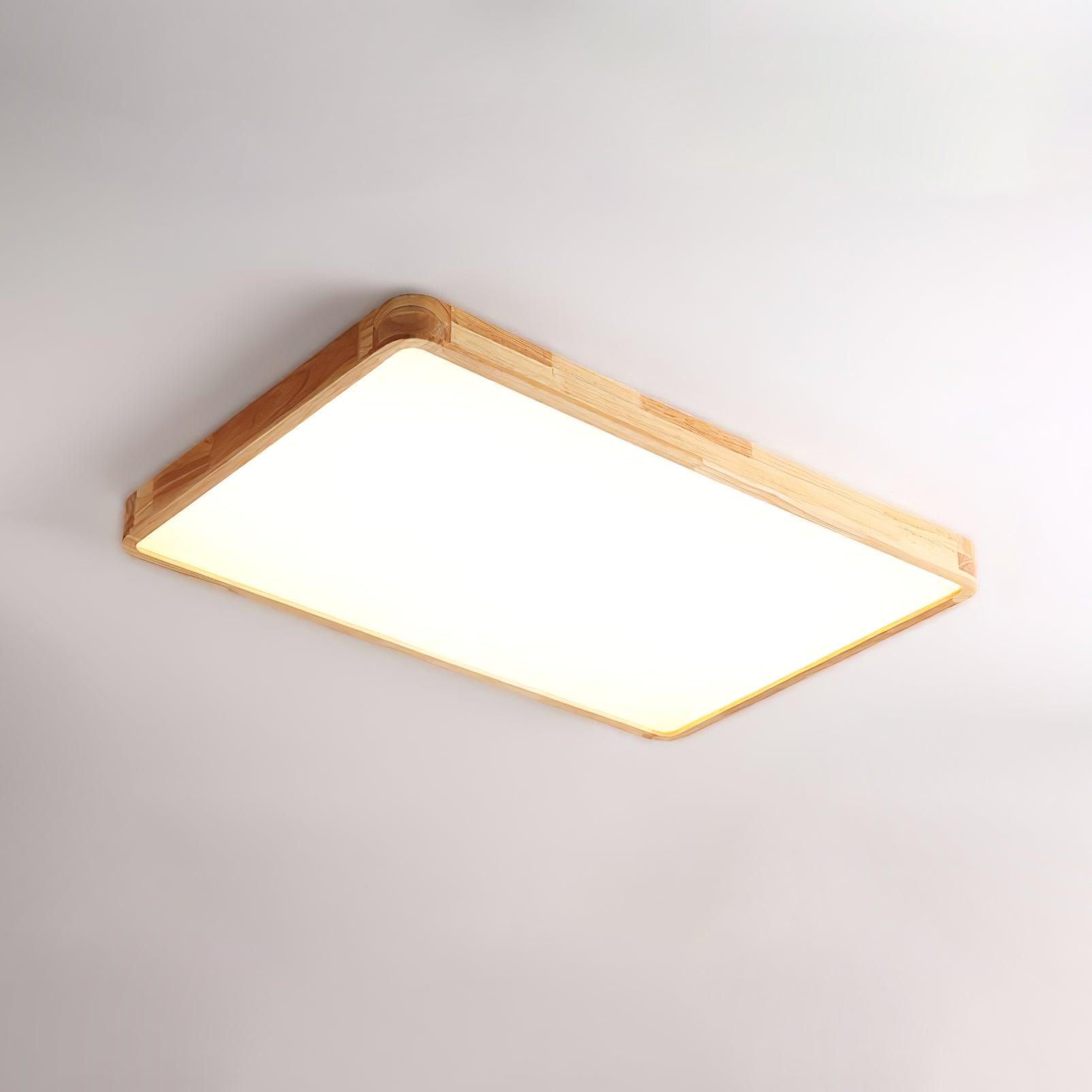 Wooden Geometric Ceiling Light by FIFTH & BEAM — product view 39