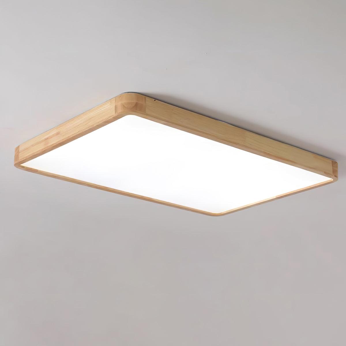 Wooden Geometric Ceiling Light by FIFTH & BEAM — product view 26