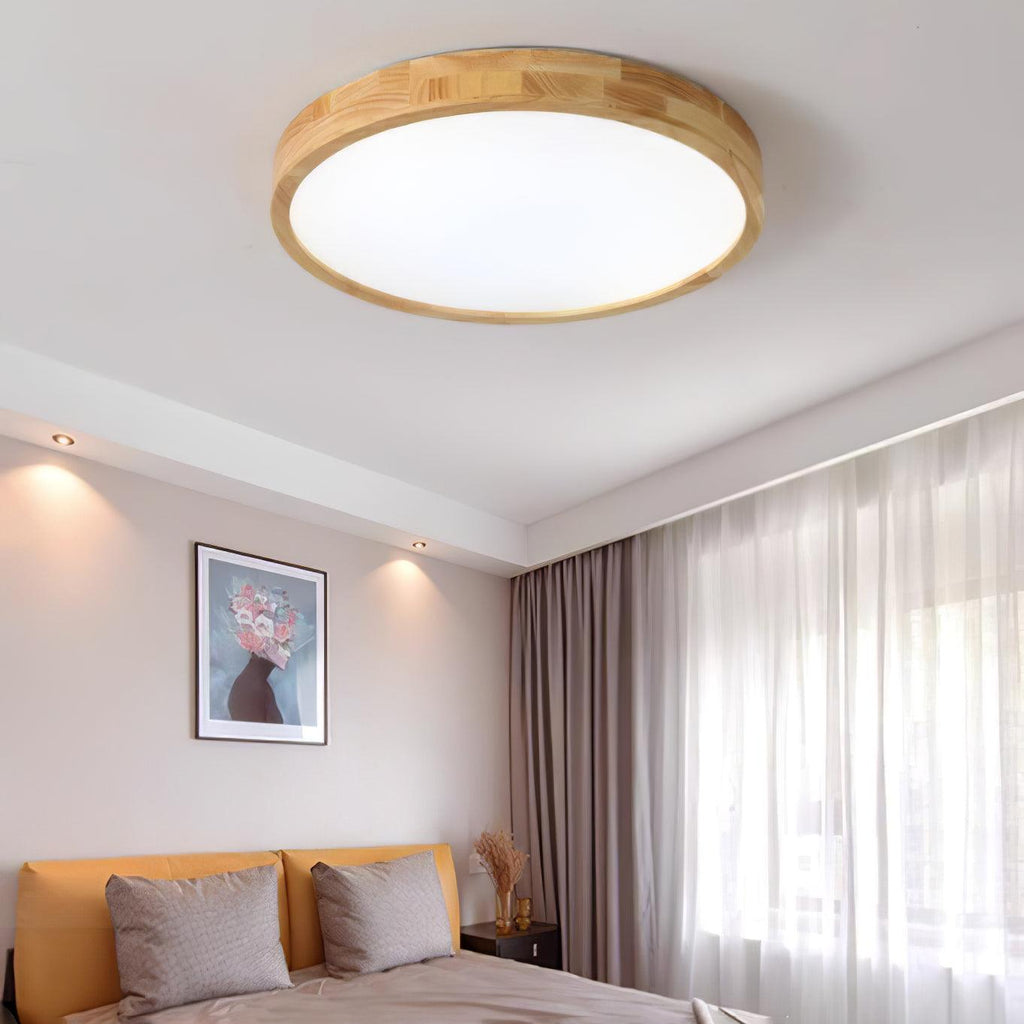 Wooden Geometric Ceiling Light by FIFTH & BEAM — product view 6