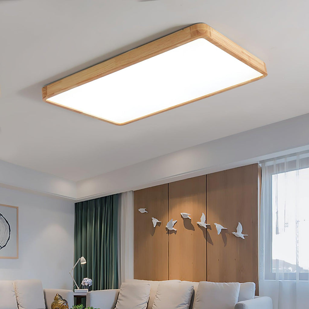 Wooden Geometric Ceiling Light by FIFTH & BEAM — product view 29
