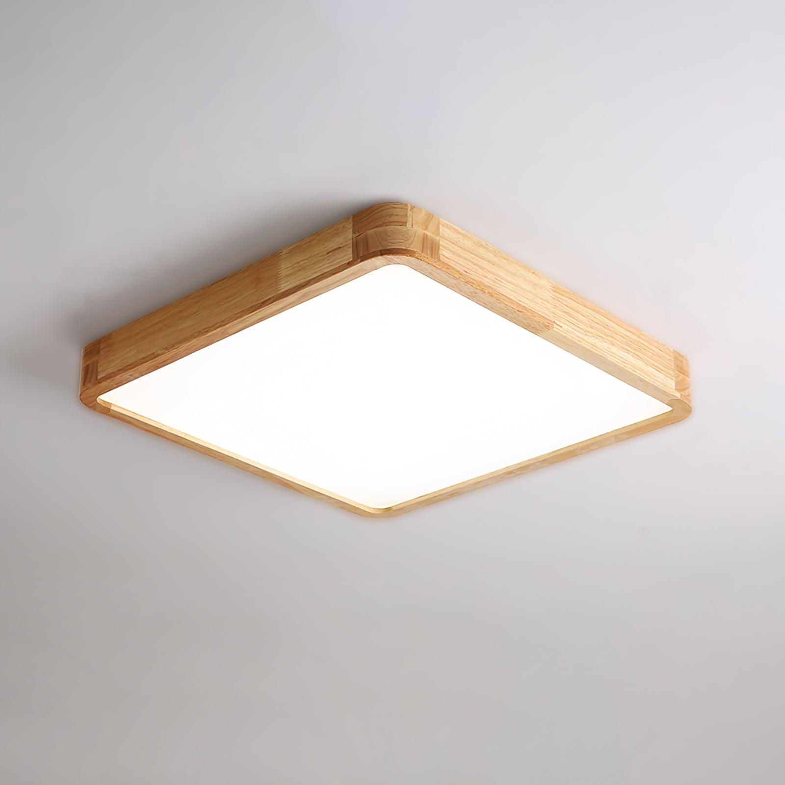 Wooden Geometric Ceiling Light by FIFTH & BEAM — product view 37