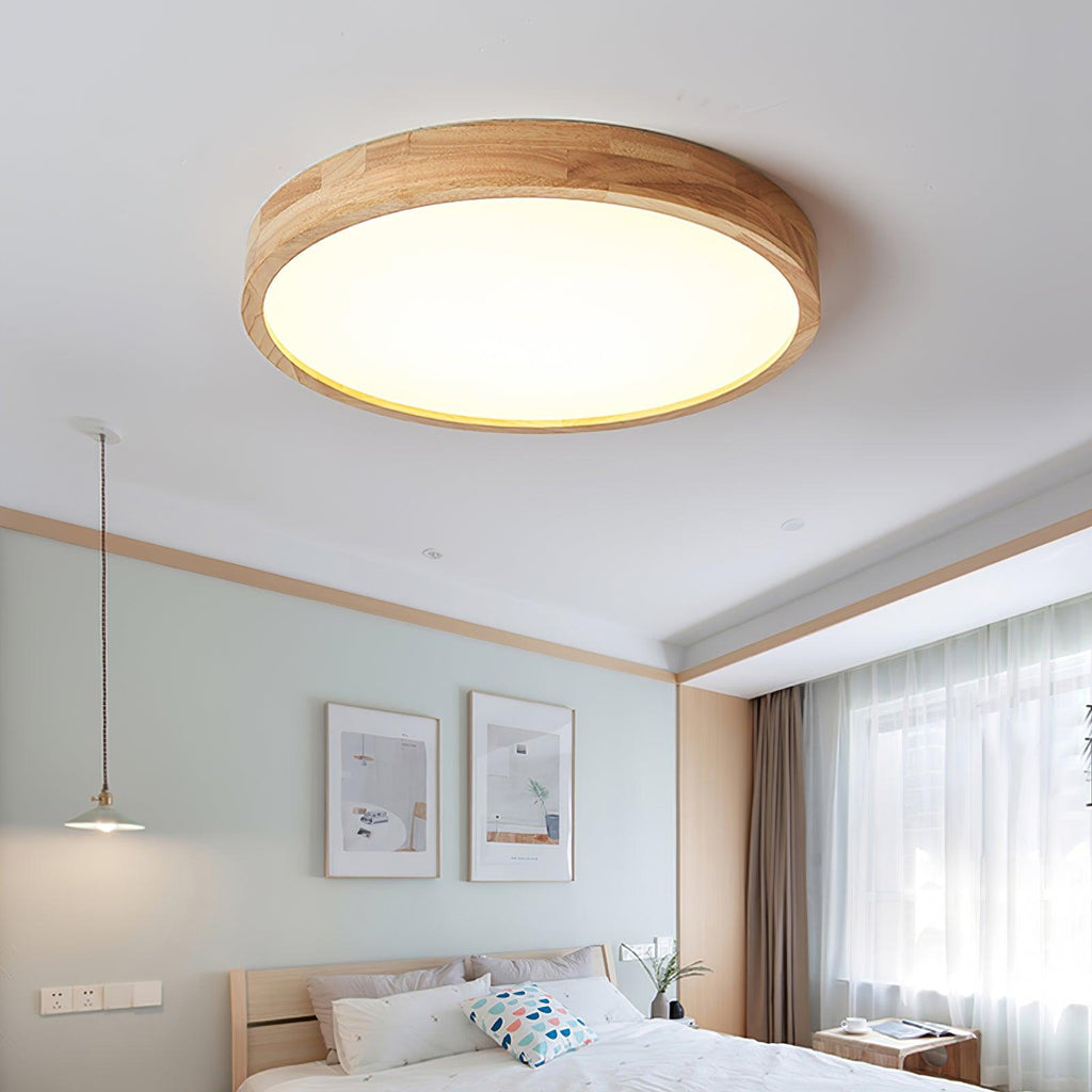 Wooden Geometric Ceiling Light by FIFTH & BEAM — product view 8