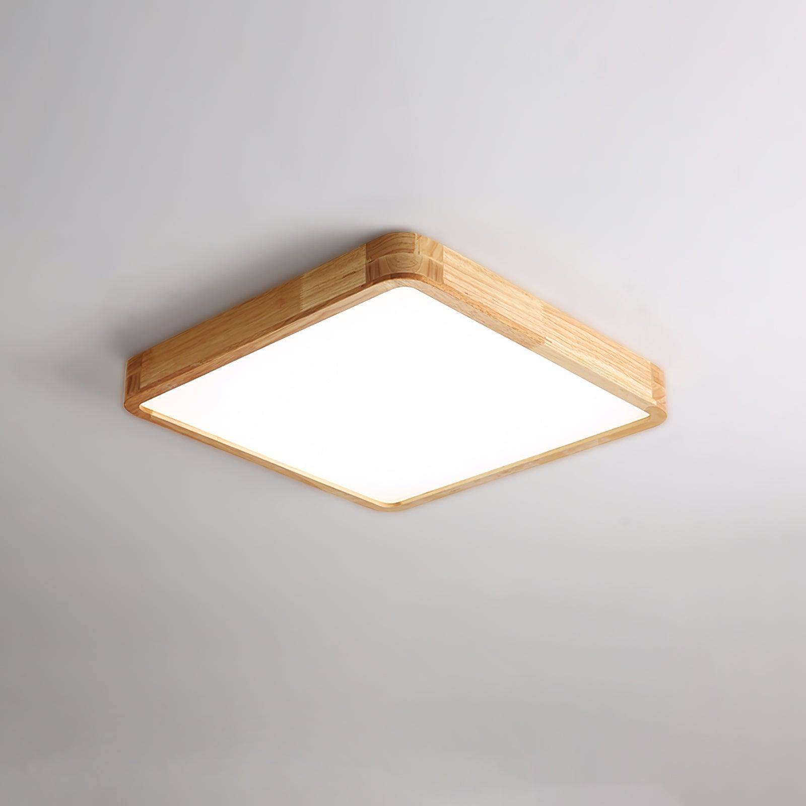 Wooden Geometric Ceiling Light by FIFTH & BEAM — product view 35