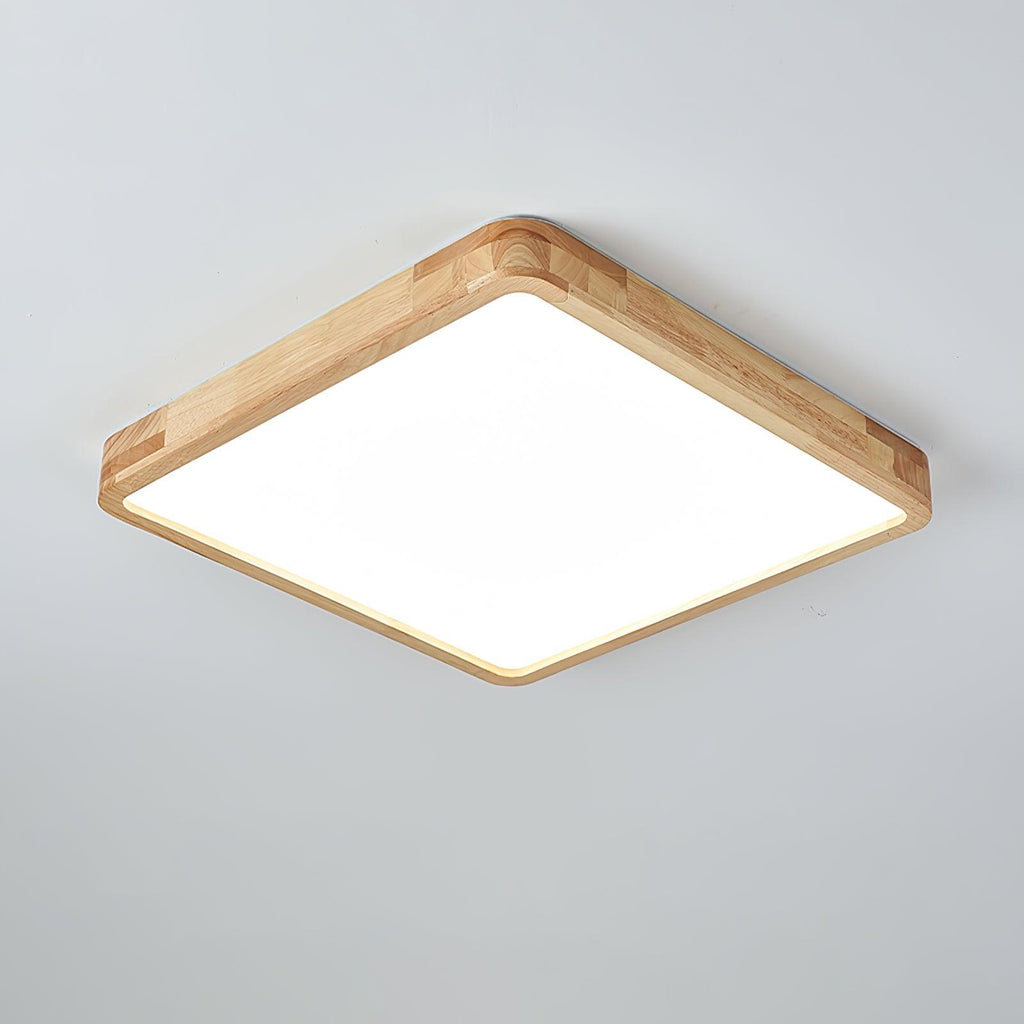 Wooden Geometric Ceiling Light by FIFTH & BEAM — product view 10