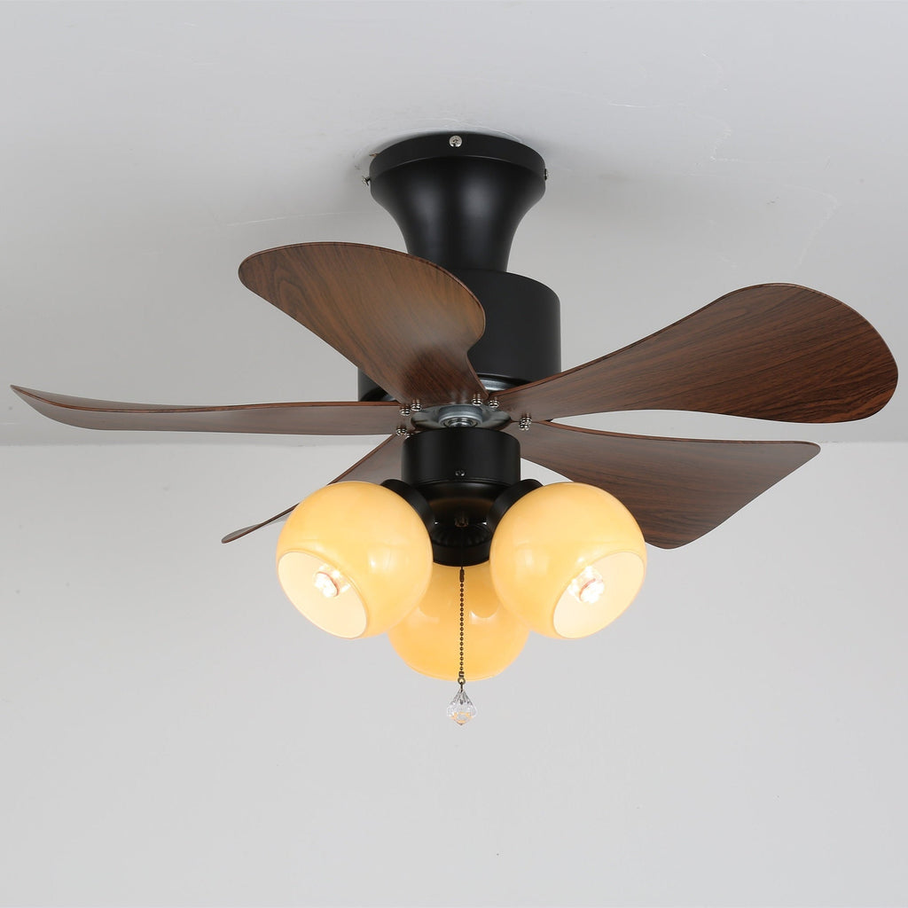 Woodgrain Charm Ceiling Fan Light by FIFTH & BEAM — product view 2