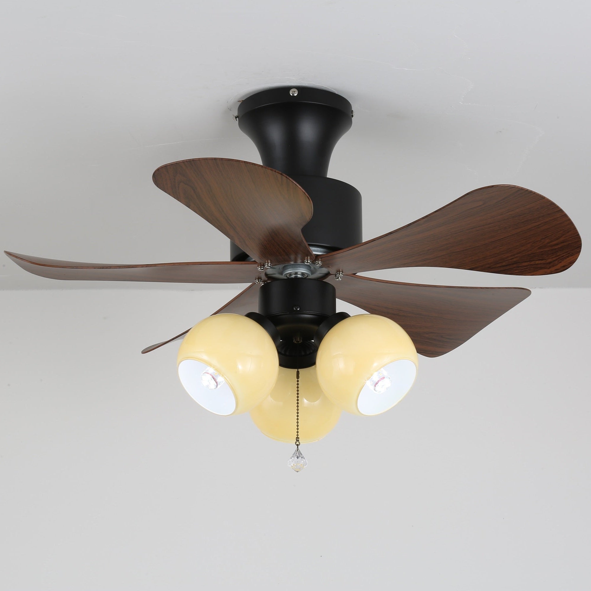 Woodgrain Charm Ceiling Fan Light by FIFTH & BEAM — product view 3
