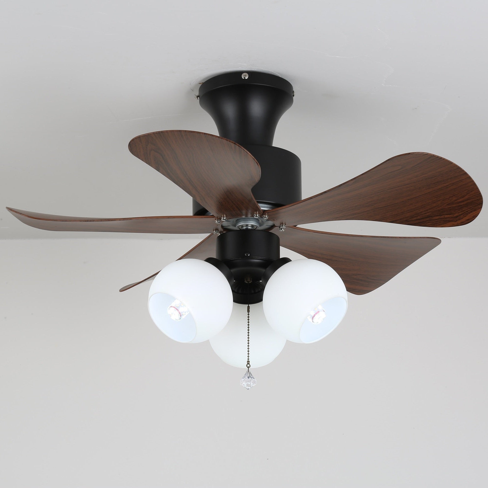 Woodgrain Charm Ceiling Fan Light by FIFTH & BEAM — product view 6