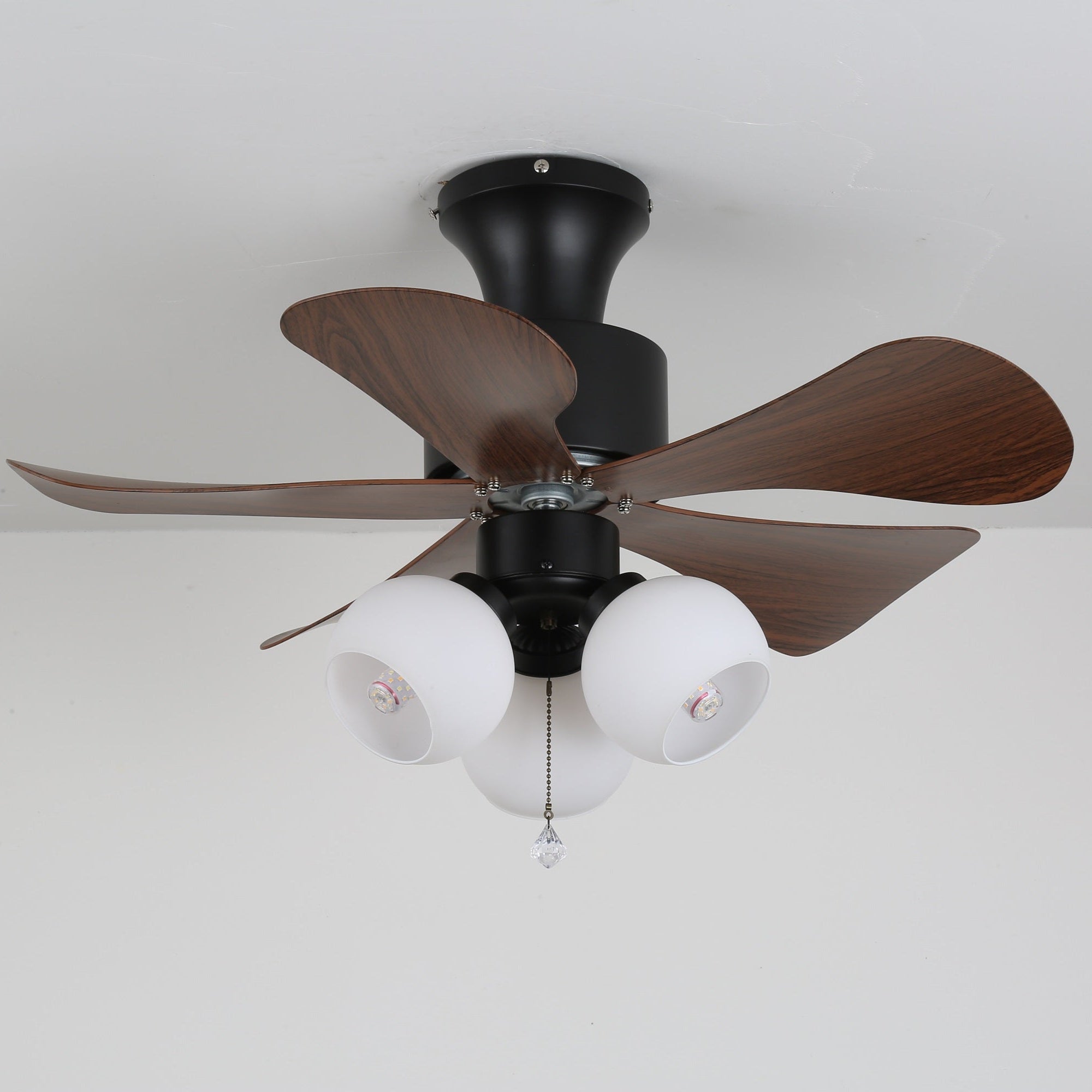 Woodgrain Charm Ceiling Fan Light by FIFTH & BEAM — product view 7