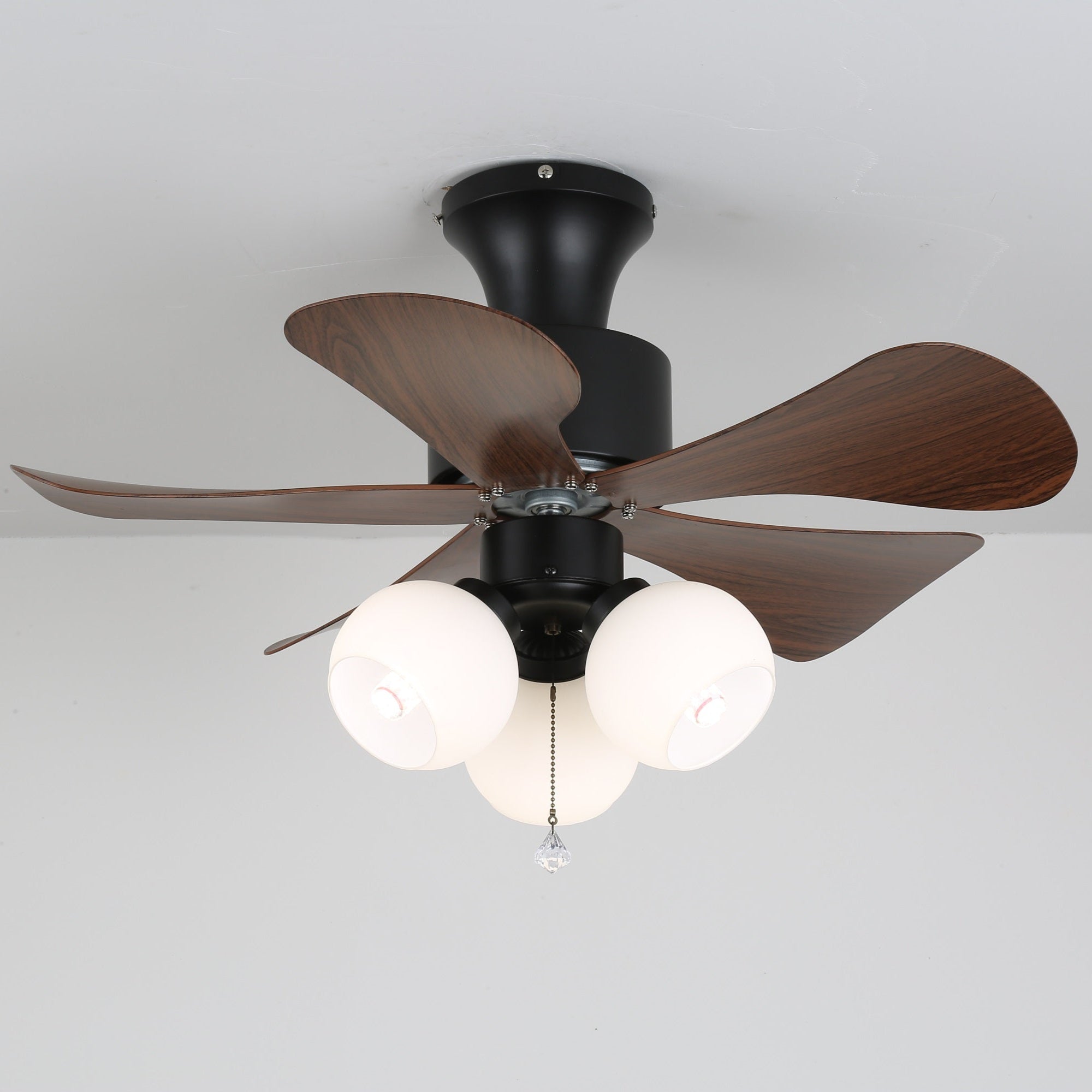 Woodgrain Charm Ceiling Fan Light by FIFTH & BEAM — product view 8
