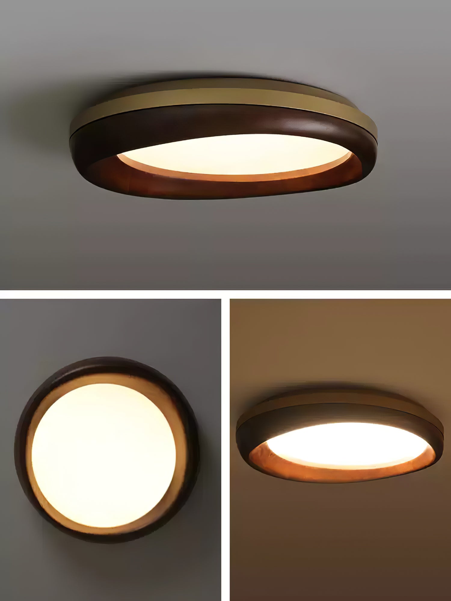 Zenova Wood Ceiling Light by FIFTH & BEAM — product view 19