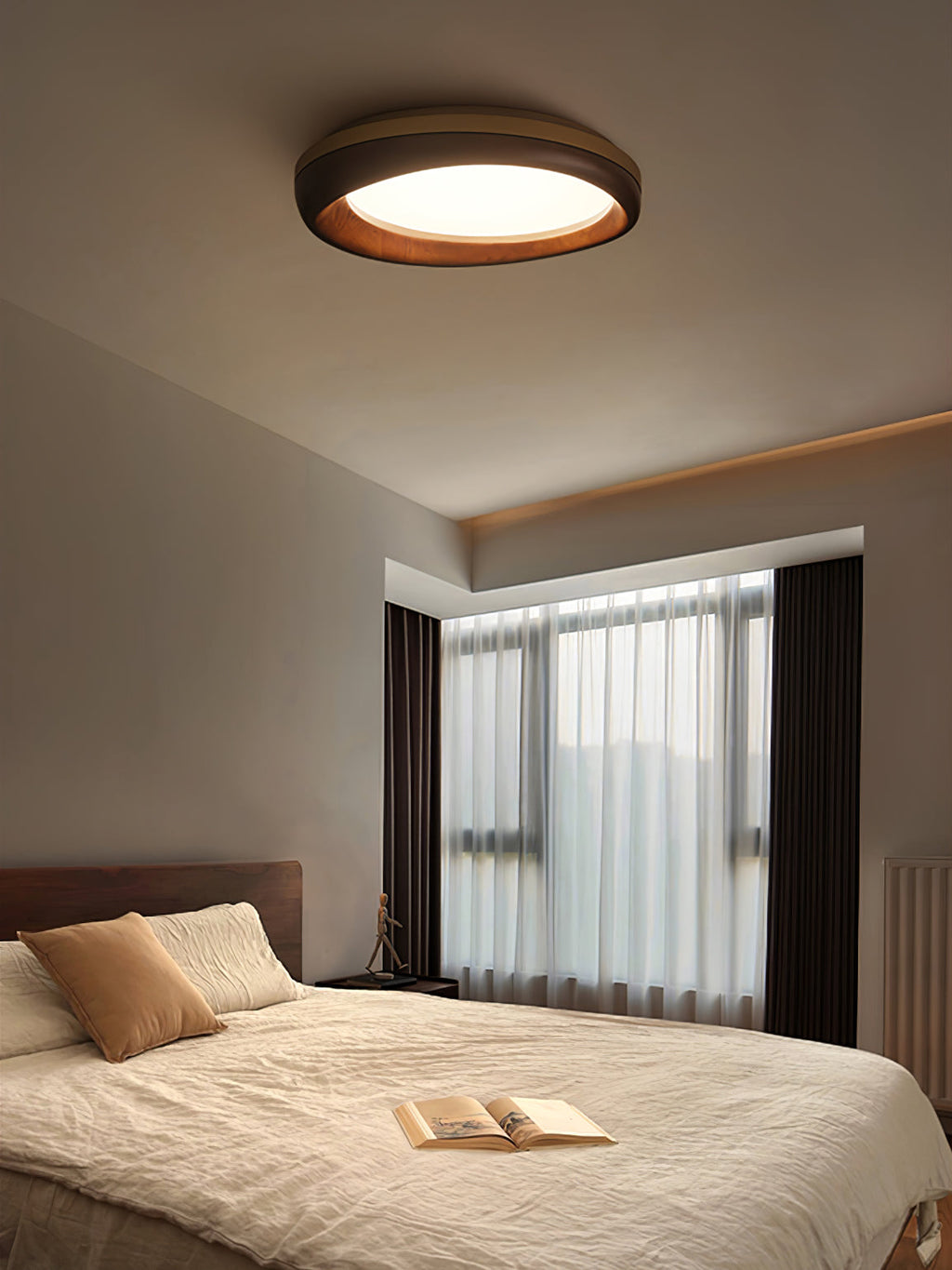 Zenova Wood Ceiling Light by FIFTH & BEAM — product view 9
