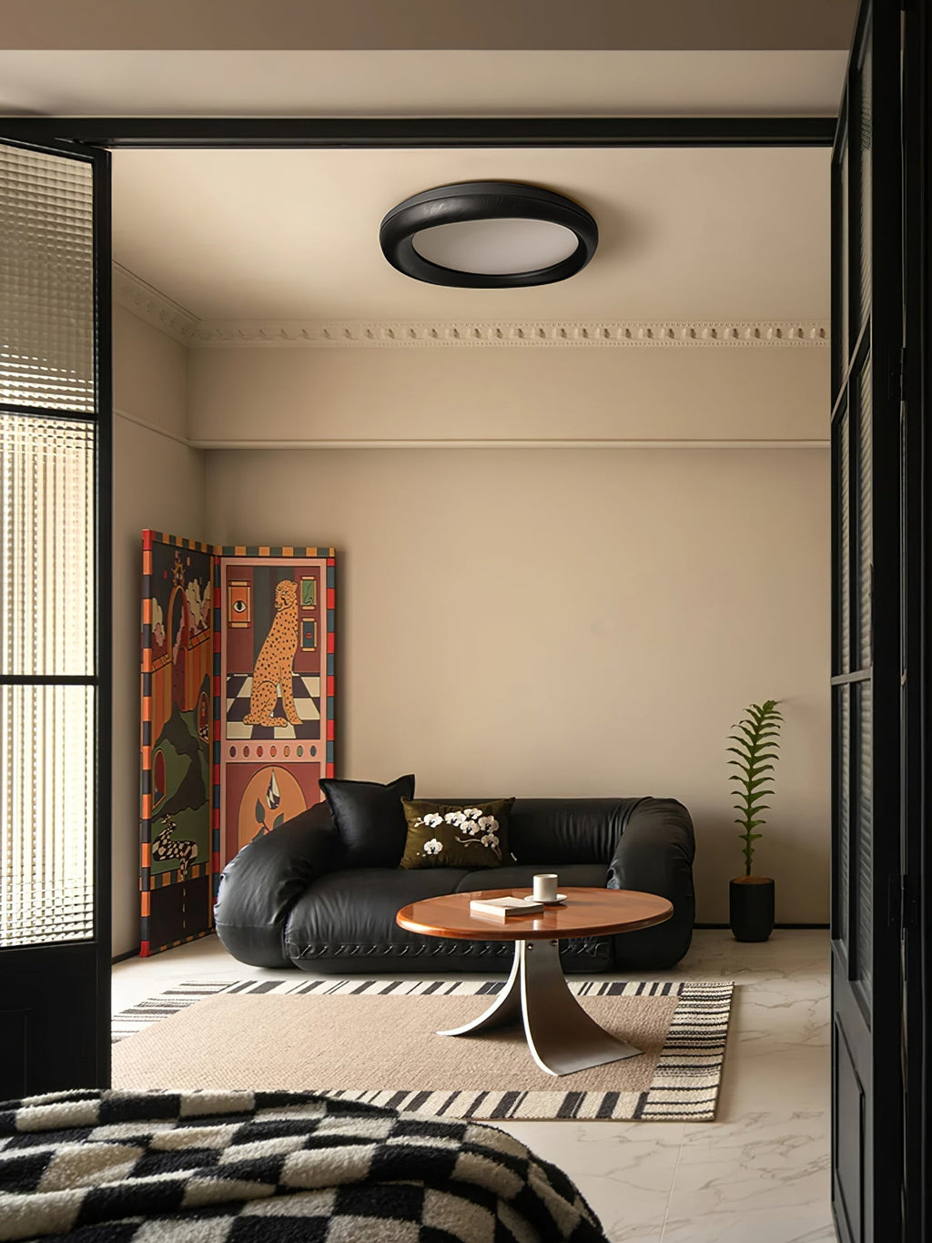 Zenova Wood Ceiling Light by FIFTH & BEAM — product view 20