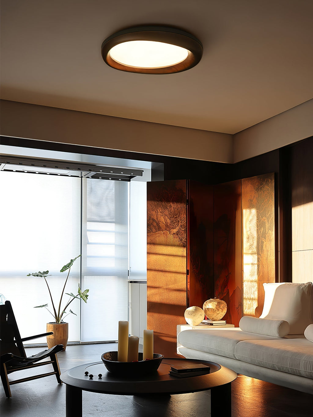 Zenova Wood Ceiling Light by FIFTH & BEAM — product view 15