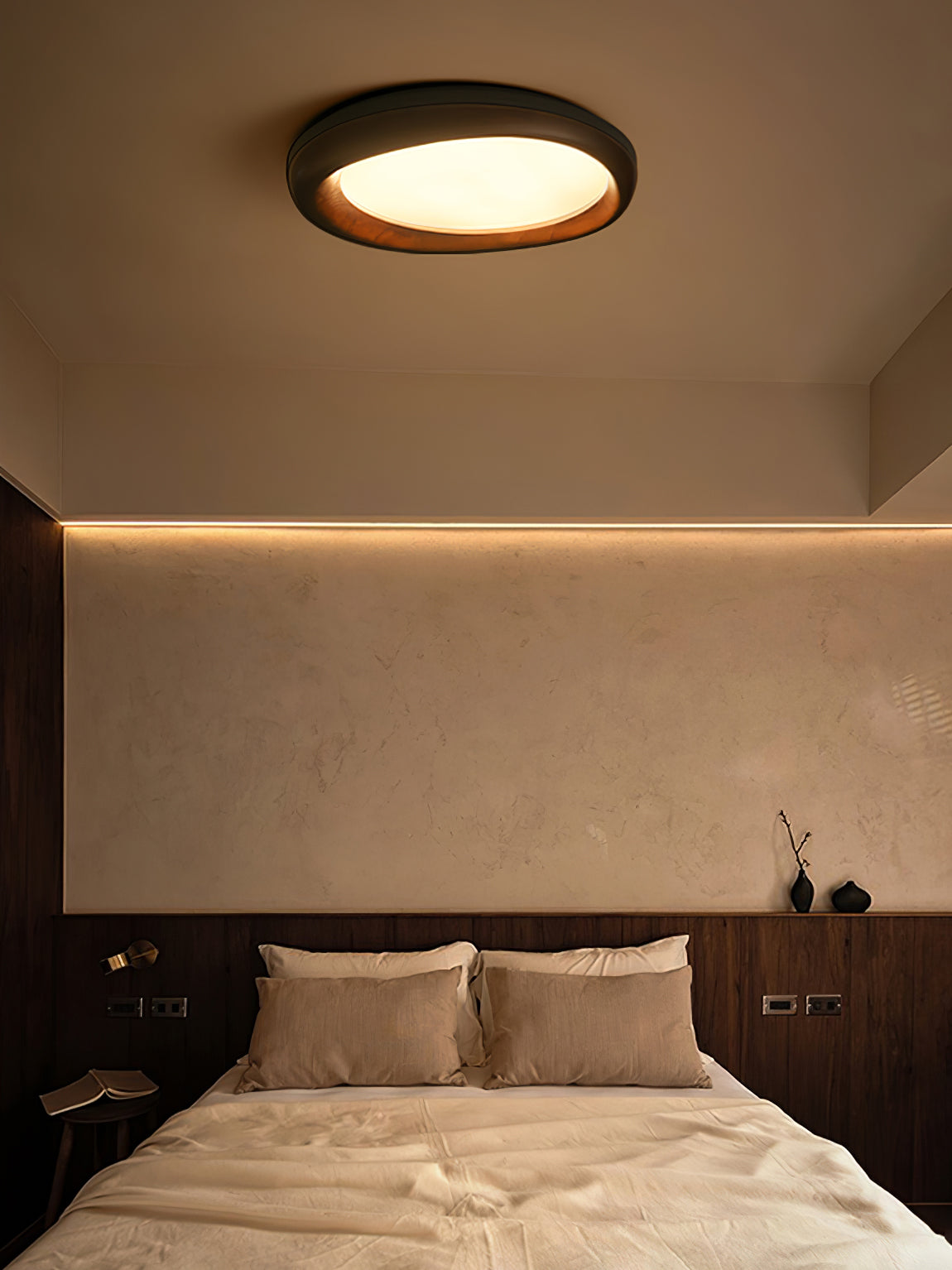 Zenova Wood Ceiling Light by FIFTH & BEAM — product view 14