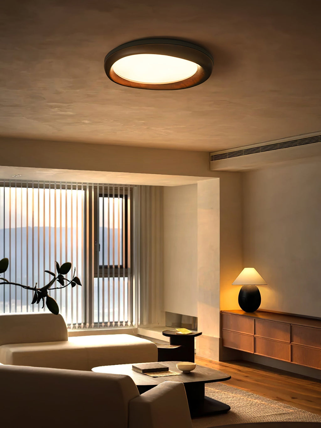 Zenova Wood Ceiling Light by FIFTH & BEAM — product view 7
