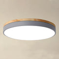Zara Circular Wood Ceiling Lamp by FIFTH & BEAM — product view 6