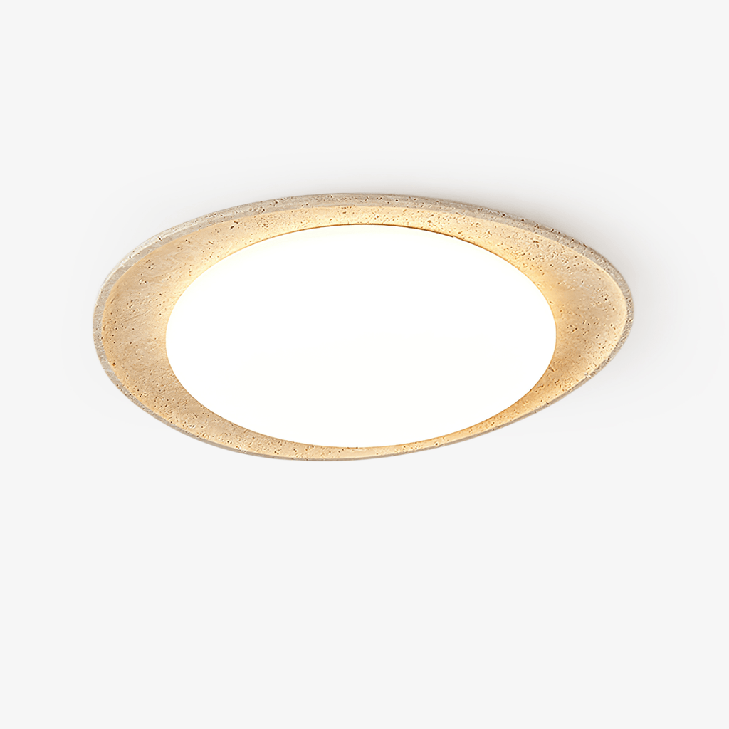 Orolume Travertine Ceiling Light by FIFTH & BEAM — product view 1
