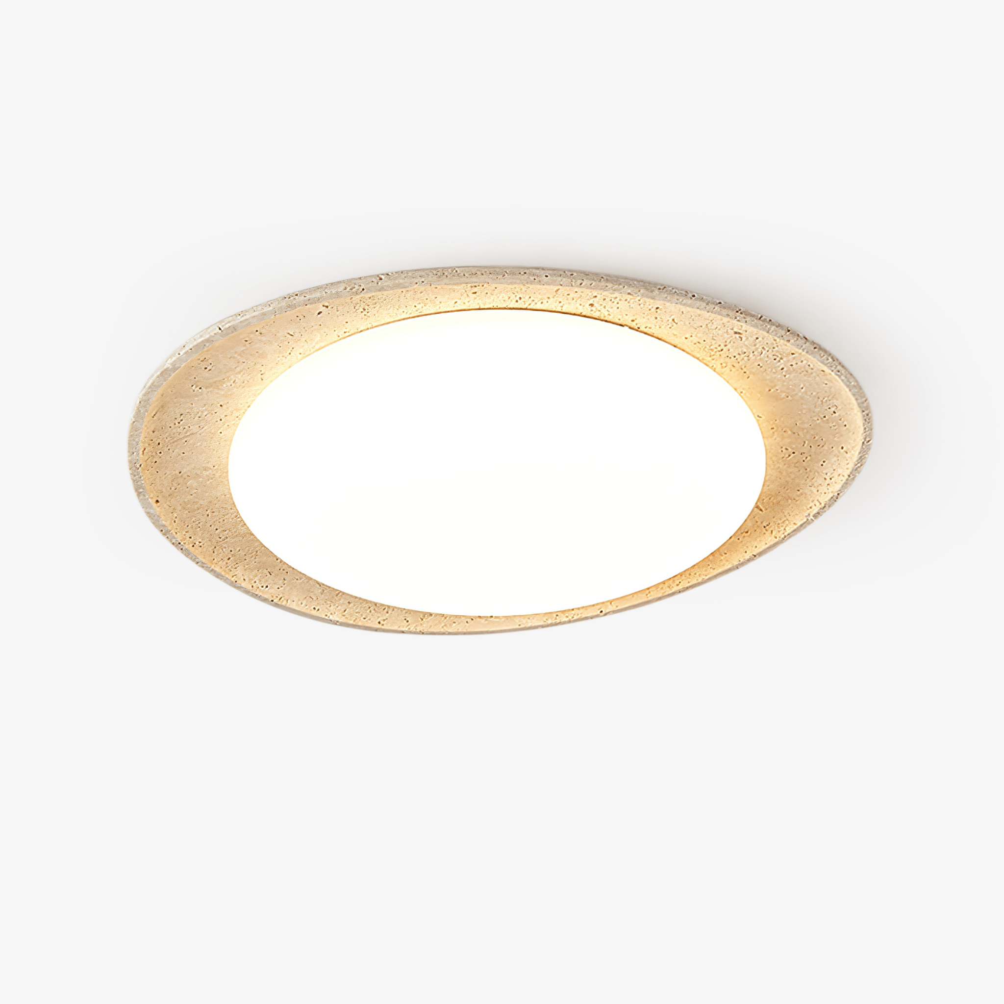 Orolume Travertine Ceiling Light by FIFTH & BEAM — product view 1