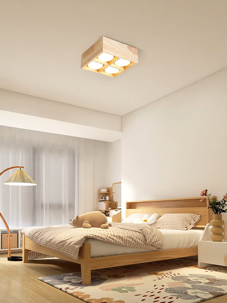 Cobra Wood Ceiling Light by FIFTH & BEAM — product view 5